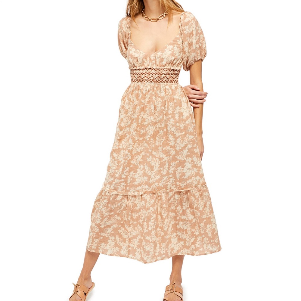 FREE PEOPLE Ellie Printed Maxi Dress NWT